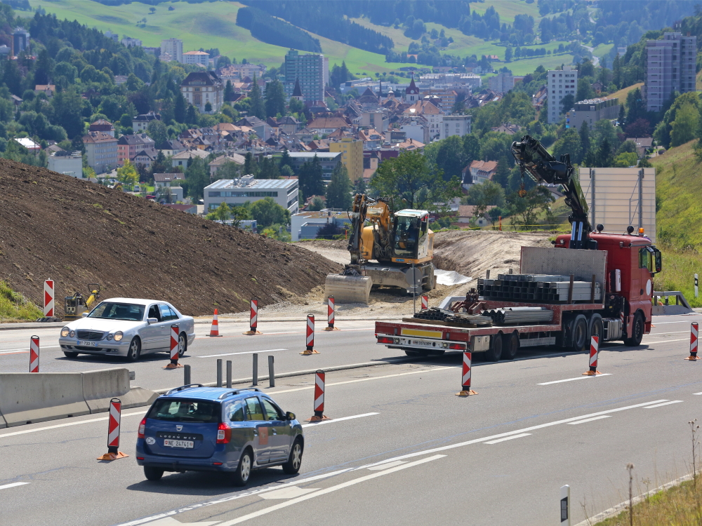 Gestion du trafic au Locle Est