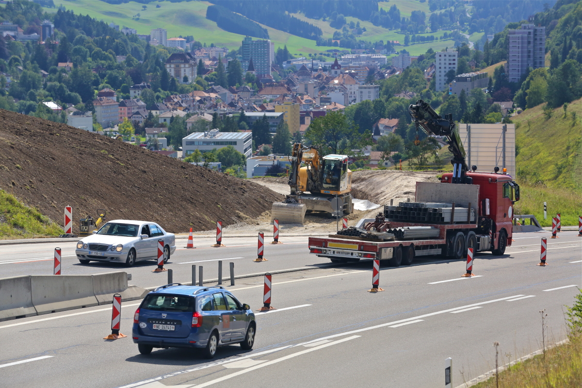 Gestion du trafic au Locle Est