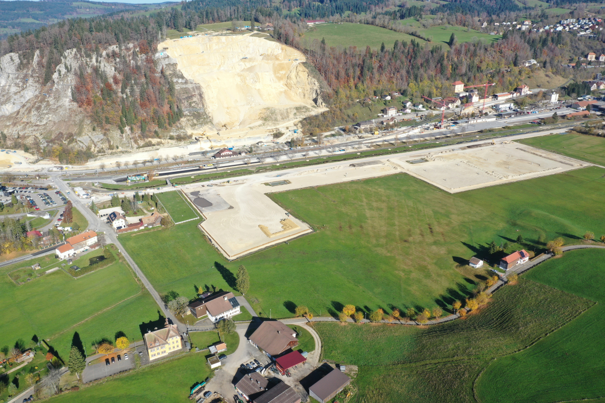 Au Locle Ouest, les travaux préparatoires touchent à leur fin 